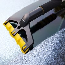 생수병보다 가벼운 차량용 제설 및 성에 제거기 180도 회전 가능 소중한 내 차 겨울철 눈 성에 걱정 끝, RV SUV제설기(노랑색)