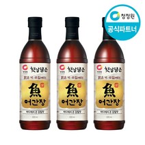 청정원 어간장 830ml, 3개