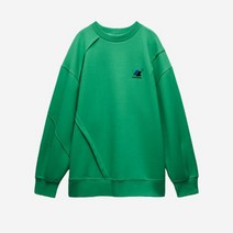 [New Best] 아더에러 x 자라 오버사이즈 스웨트셔츠 그린 Ader Error Zara Oversize Sweatshirt Green 288106