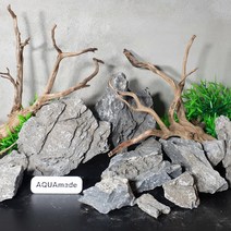 청룡석 1kg 소 중 대 특대 어항 장식 수석 / 아쿠아메이드