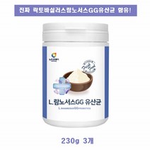 L 람노서스 GG 유산균 3개 락토 바실러스 엘지지 프로바이오틱스 추천, 230g