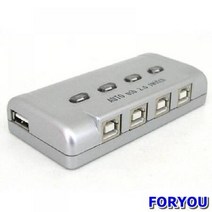 ForU508 USB 공유기 대 수동 스위치 및 프로그램 전환 방식 4개 컴스 용품, 상세페이지 참조