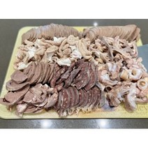 도래창 포함 돼지 부속 내장 모듬 6가지 세트 2kg 부속물 부산물 고기 오소리감투 허파 염통 간 특수부위 오소리 뒷고기 울대 곱창 피순대 병천 막창 암뽕 순대 김치 야채 순대, (도래창+돼지부속)2kg, (순대 미포함)