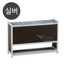 대용량 우산꽂이 대량 우산보관함 30칸 회사 학교 관공서 실버, 1개
