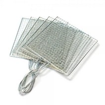 손잡이 접이식 일회용 석쇠 바베큐 그릴 망 260 x 260, 본상품