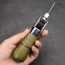 하이따거 가죽공예 수공예 송곳바늘 조립식 가죽바늘 신발수선, 실만 3개 바늘없음