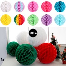 파티 허니컴볼 20cm 벽장식 홈파티 생일 홈데코 용품 백일상 천정, 파티/허니컴볼(20cm)핑크앤블루