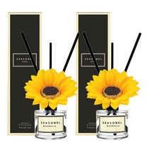 시즈넬 플라워 디퓨저 50ml 해바라기 2세트, 맥놀리아
