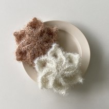 [울클럽]별꽃 수세미 뜨개 키트 DIY 왕초보 고급수세미실 두겹 도톰한 수세미(동영상), 105 베이비핑크