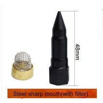 전동공구 타공 홀쏘 드릴척 홀커터 방폭 그리스 건 플랫 헤드 또는 뾰족한 입 액세서리 버터 오일 니플 피팅, with filter