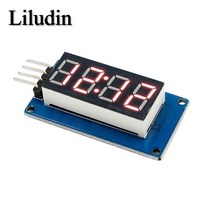 LED 광고판 전광판 차량 휴대용 미니 간판 TM1637 Arduino 7 세그먼트 용 4 비트 디지털 디스플레이 모듈 036 인치 시계레드 양극 튜브 직렬 813EA 2, 단일옵션
