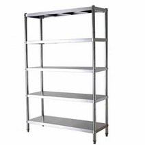 주방 업소용 식기선반 스탠 다단식정리대 5단, 길이 90 폭 35 높이 180 5겹