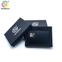 네트워크 카드 금속 NFC 비접촉식 명함 Ntag216 기프트 카드 칩 DUI/DYI RFID 기술 매트 블랙 디자인 1P, 13 Ntag216 1pcs and Box
