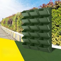 플랜트월 벽걸이 수직 정원 화분 벽 식물 화분 벽면녹화 인테리어화분, 18개화분