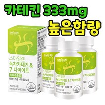단기다이어트보조제 녹차 카테킨 56정 3개