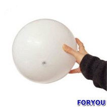 ForU956 심플디자인 무지 탱탱볼 비치볼 12개 판촉물 로고인쇄 물놀이