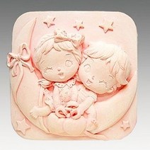 [ 비누나무] 아이 초승달 수제몰드