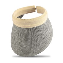 팸드님 여성용 밀짚 썬캡 여름모자 썬바이저