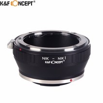 렌즈어댑터KF CONCEPT NikonNikon1 카메라 렌즈 마운트 어댑터 링 니콘 AI/F 적합 Nikon1 시리즈 바디, 한개옵션0