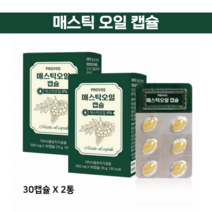 그리스 키오스 매스틱오일 캡슐 매스틱나무 양배추추출물 메스틱검 MASTICGUM 식물성오일 마스틱