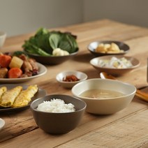 뉴 감성 플레이팅 조약돌 2인 4인 6인 신혼 그릇 홈 세트 에쁜 유니크 집들이 식기, 4인 24p, 베이지&코코아