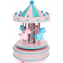 아트박스/추카추카넷 뮤지컬 회전 목마 오르골(핑크), 본품