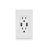 레비톤 3.6A18WT USB 이중 벽 CHRGER 흰색
