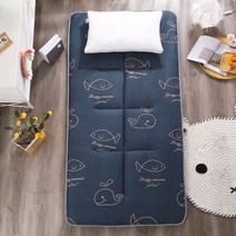 스로우토퍼 여름퀵슬립 캠핑 쿨 차박 토퍼 거실 쿨링 접이식 슈퍼싱글 매트, 0.9X2.0m, 커피블랙 고래 4센티 미끄럼 방지