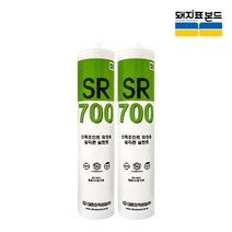 대흥 외장용 실리콘 판넬 창호 외부용 실란트 백색 투명 회색 흑색 [박스판매], 1개