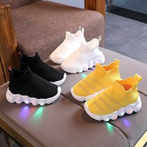 봄가을 아기등 운동화 남녀 아동 발광 유아화 소프트슈즈