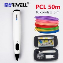 3D펜 쓰리디펜 Myriwell 저온 3D 펜 3d 프린터 PCL 필라멘트 고품질 안전 무취 3 차원 그림, 3D 펜 및 PCL