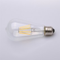 대용량제습기 업소용 대형 산업용ST64 LED 필라멘트 에디슨 전구 램프 E27 220V 산업 장식 빈티지 레트로, 01 웜 화이트_03 12W
