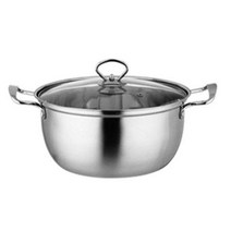 찜기 슈퍼두꺼운 업그레이드타입 국찜통 스테인레스 홑겹 2층 찜냄비 국냄비 우유냄비 죽냄비 16-26cm, T05-26cm강철 귀 두개손잡이 싱글낮음, C01-통용