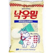 서강 낙우밀 1kg 팥빙수재료 가공분유 가정용 식당 식자재 식료품 식품 식재료 식자제, 1개