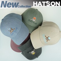 [햇츠온]H2132-007 HatsON 브랜드 남자 여자 사계절 코튼 스트럭쳐 볼캡 챙 야구 캡 모자 AA
