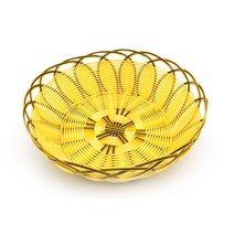 캣 과일 간식 원형 바구니 철제 리빙 가벼운 이쁜 다용도수납 책상 귤