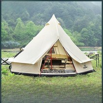 피라미드 돔형 야영 천막 두꺼운 방수 캠핑 텐트, A