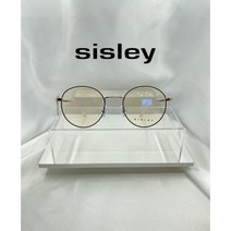 신제품 국내생산 100%정품 시슬리 시슬리안경 SISLEY S-2403 COL.7 무광브라운&로즈골드 특이한안경 안경선물 동글이안경 51사이즈 누진다초점안경추천