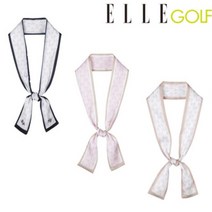 엘르골프 컬러포인트스카프, 핑크