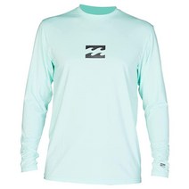 빌라봉 Billabong 남성용 표준 긴소매 루즈핏 래쉬가드 민트