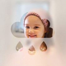 상상날개 김서림 방지필름 욕실거울용, 옵션:구름