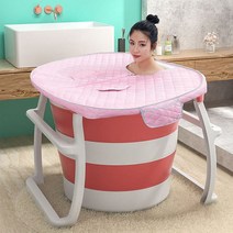 건식반신욕기 접이식 이동식 욕조 가정용 스팀 찜질 사우나 샤워 풀 성인용 심플 휴대용 발 스파 교환기 앉은 욕실 비데 모바일 CC50YP, [08] 87x92x90cm