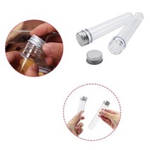 플라스틱 투껑형 원통 40ml 과학 실험 용기 10P 소품 과학교실 실험실 도구