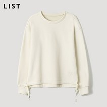 [리스트(LIST)] 스트링 솔리드 맨투맨 티셔츠_TSJTSM52030_CR
