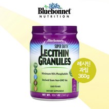 블루보넷뉴트리션 레시틴 과립 콩레시틴 360g 리놀레산 리놀레인산, 1개, 기본