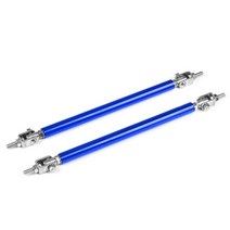 차량용스트럿바 가스 충격 리프트 스트럿 바 스테인레스 스틸 범퍼 립 조정 프론트 스트럿 스플리터 로드 타이 지지 바 100mm 150mm 200mm, 150mm 블루