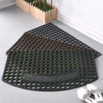 해변카페 모래흙털이용 웰컴 업소용발매트 50x80 출입구 관공서 개업선물 우천, 그레이