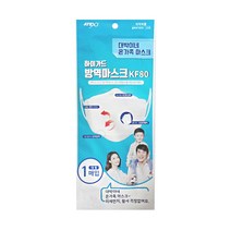 대박이네 하이가드 황사마스크 KF80 1매입 (대형), 1개, 1개