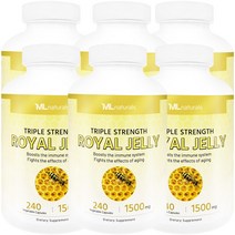 [미국빠른직구] 마이라이프 내추럴스 로열제리 1500mg 240정 6병, 6개