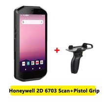 북스캐너 책스캔 안드로이드 9.0 GMS 4G 휴대용 LTE NFC RFID 리더 데이터 터미널 PDA 2D 레이저 바코드, 06 Honeywell 2D Pistol_01 미국